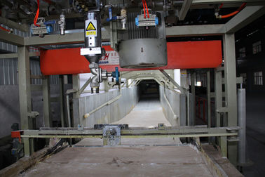 Horizontal Machine berkelanjutan Polyurethane Foam dengan Clamp Panjang Foam Blok Satuan