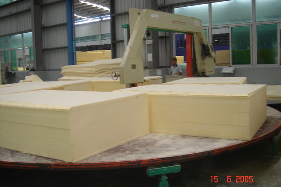 Mesin pemotong busa horisontal putar otomatis