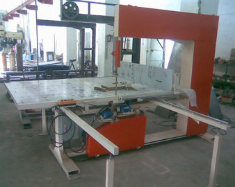 Precision Vertical Foam Cutting Machine Square Foam Block Manual Cutter dengan Sistem Kontrol PLC