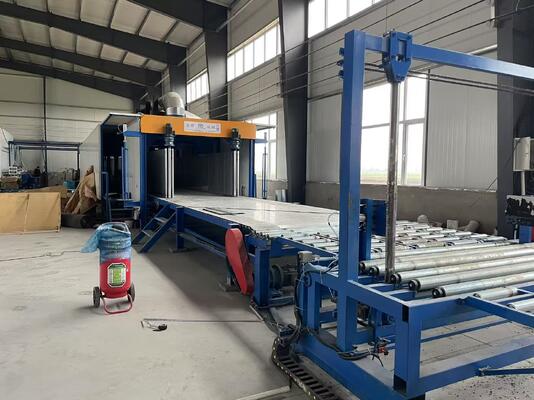 Meter Aliran Kaca Otomatis Mesin Membuat busa Horizontal Hingga 1300mm Tinggi