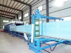 Mesin pembuatan busa kimia 7 bagian otomatis disetel lempeng jatuh untuk produksi papan busa